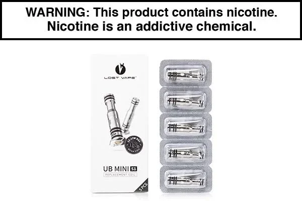 LOST VAPE UB MINI REPLACEMENT COILS (5-PACK)