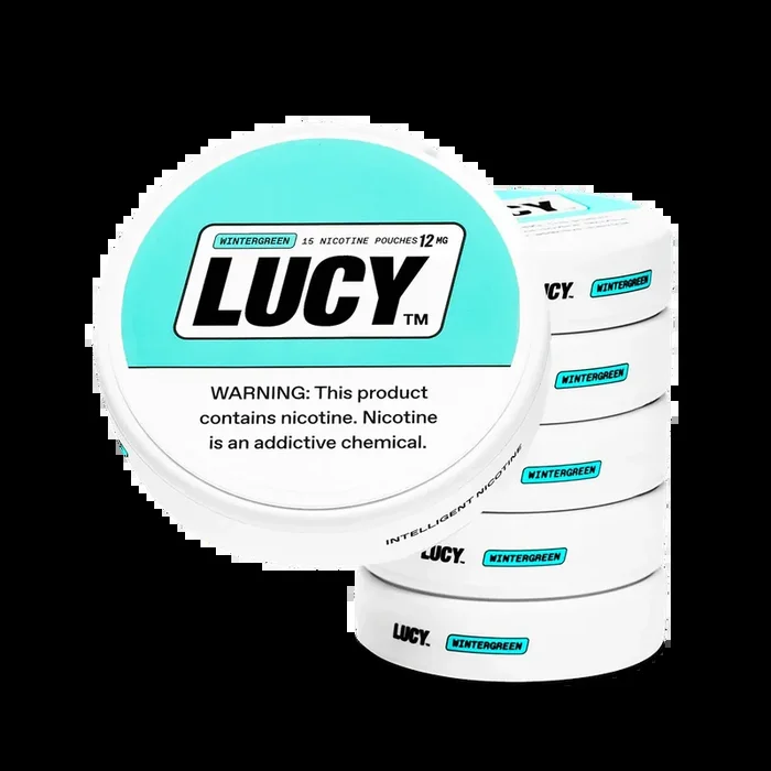 Lucy Nicotine Pouches Wintergreen 12MG – 5 Pack