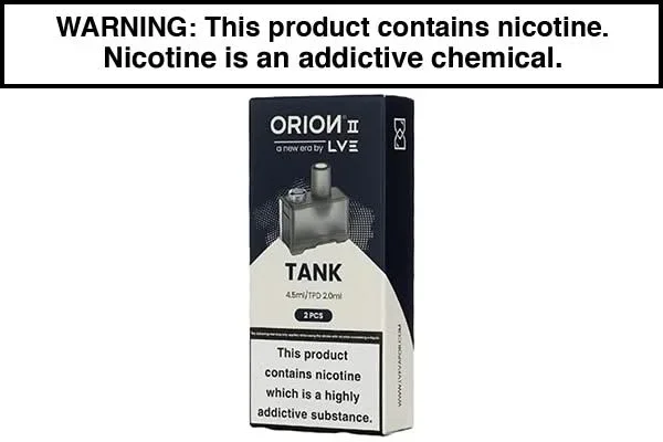 LVE ORION II 4.5ML REPLACEMENT TANKS (2-PACK)