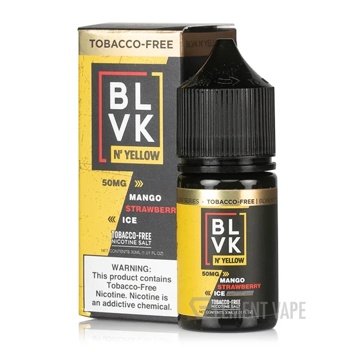 Mango Strawberry Ice – BLVK N’ Yellow Salts – 30mL