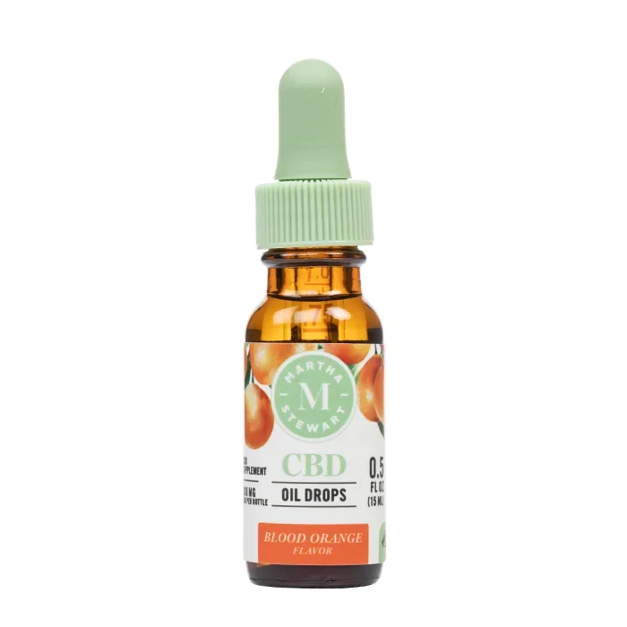 Martha Stewart – CBD Blood Orange Oil Drops – Trial Size