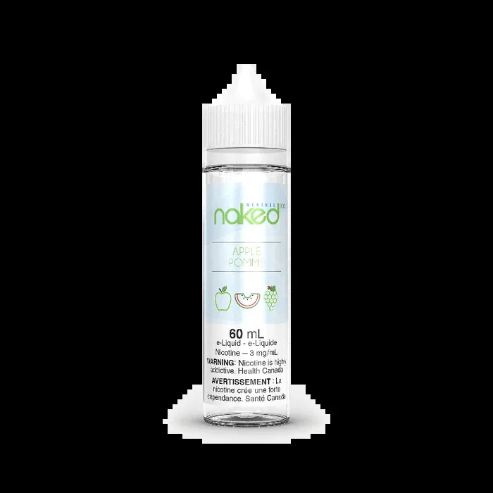 NAKED 100 – FREEBASE 3MG/ML – APPLE MENTHOL