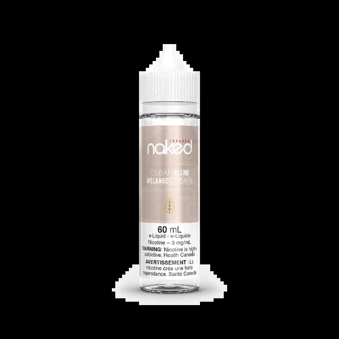 NAKED 100 – FREEBASE 3MG/ML – TOBACCO CUBAN BLEND 3MG