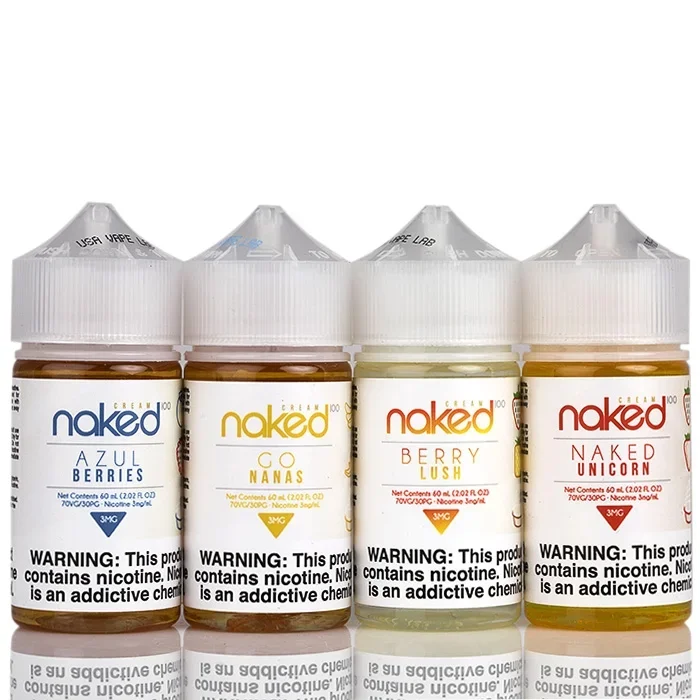 Naked 100 Cream COMBO Pack – 4 Flavors – 240mL