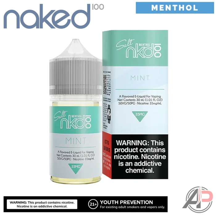 Naked 100 Mint Salt Nicotine E-Liquid 30mL