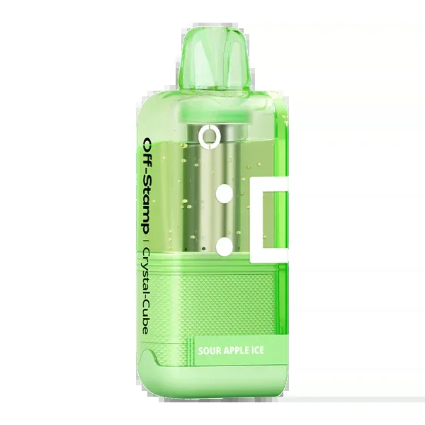 Off‑Stamp X‑Cube Crystal 35K Pod – Sour Apple Ice Disposable Vape
