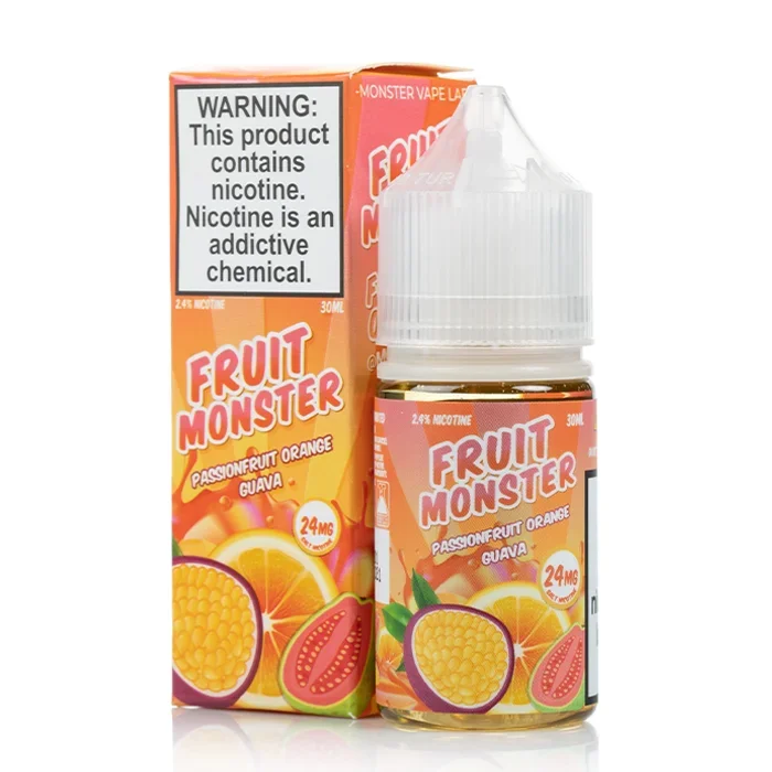 Passionfruit Orange Guava – Fruit Monster Salts – 30mL