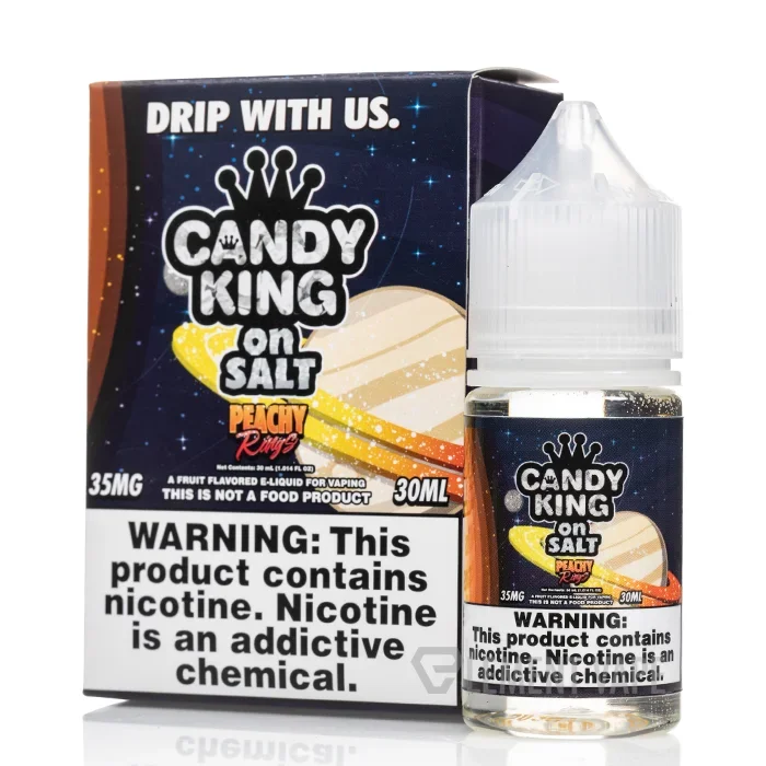 Peachy Rings – Candy King On Salt – 30mL