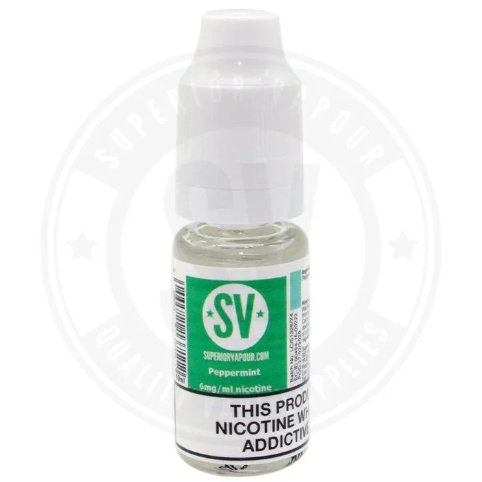 Peppermint E-Liquid 10ml by Superior Vapour