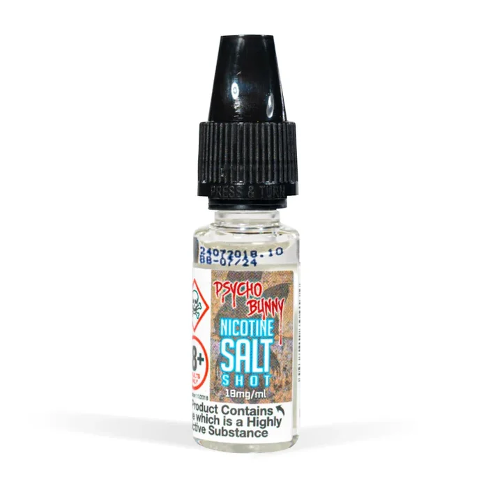 Psycho Bunny Nicotine Salt Shot – VG Base 18mg