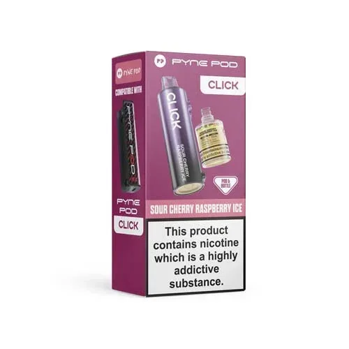 Pyne Pod Click Prefilled Pods – Sour Cherry Raspberry Ice