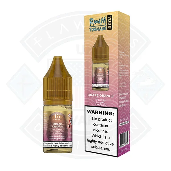 RandM 7000 Nic Salt 10ml – Grape Orange