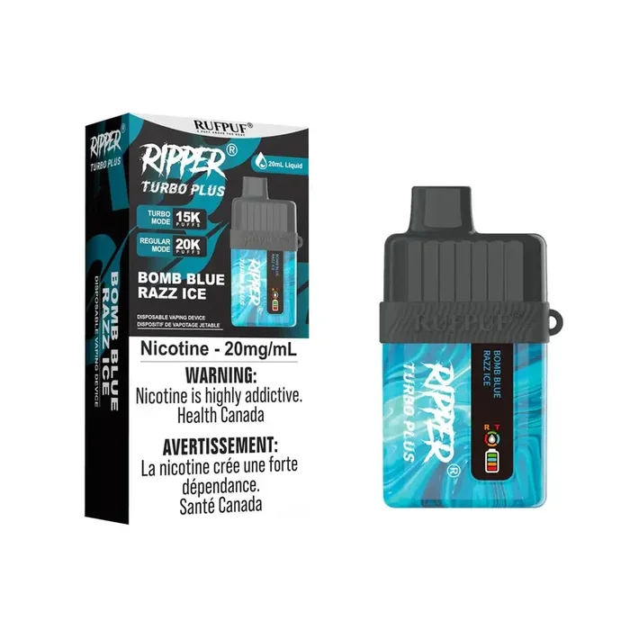 RIPPER TURBO PLUS – BOMB BLUE RAZZ ICE
