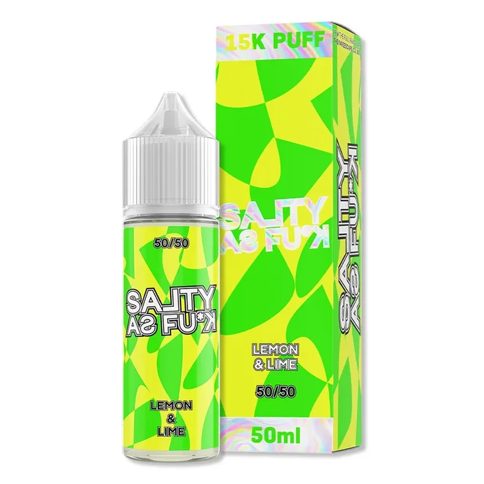Salty As Fu*k 50ml – Lemon & Lime