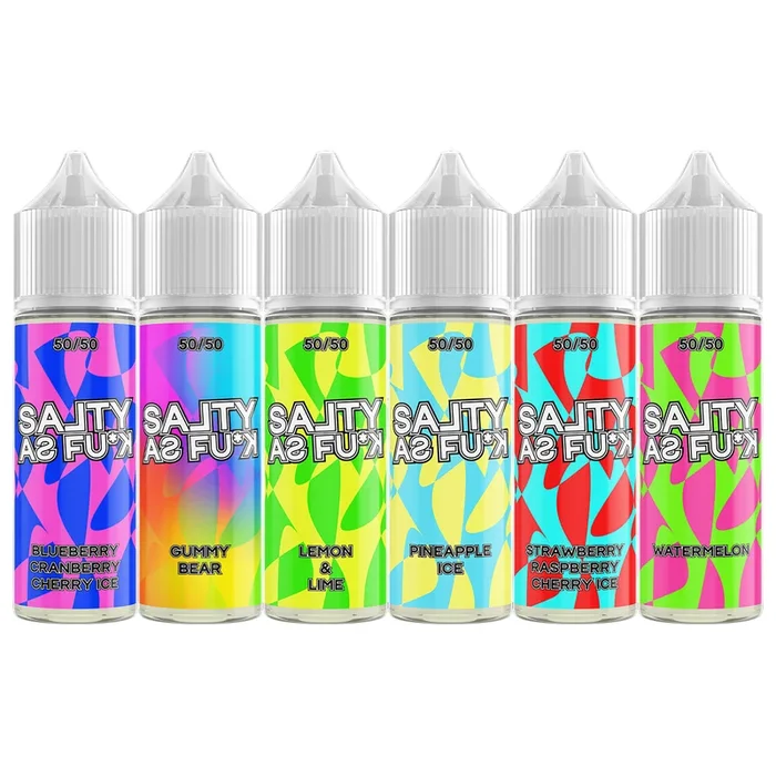 Salty As Fu*k 50ml – Mix & Match (FREE Nic Shot)