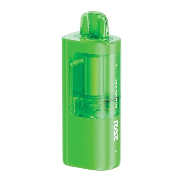 Sour Apple Ice Disposable Vape RAZ VUE 50k Pod | Online Vape Shop