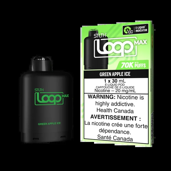 STLTH MAX LOOP – GREEN APPLE ICE