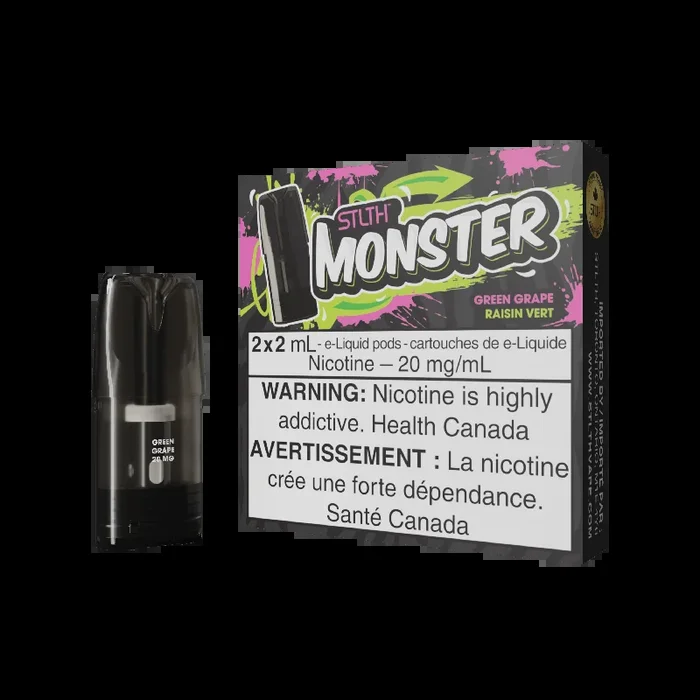 STLTH MONSTER PODS- GREEN GRAPE