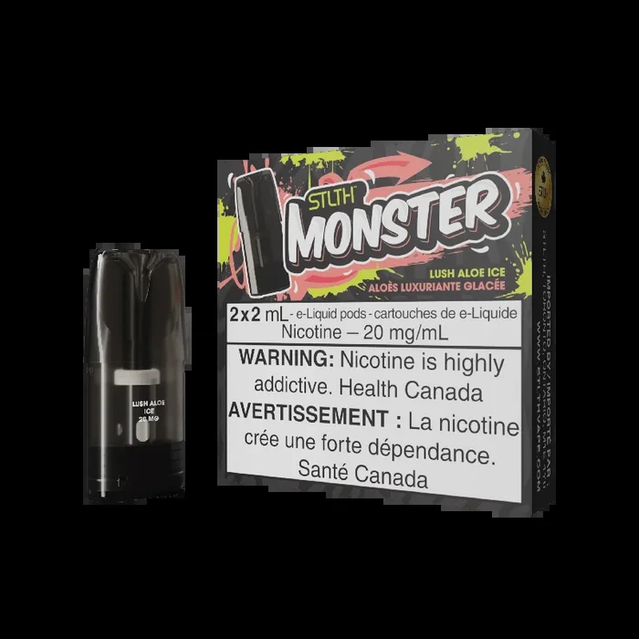 STLTH MONSTER PODS- LUSH ALOE ICE