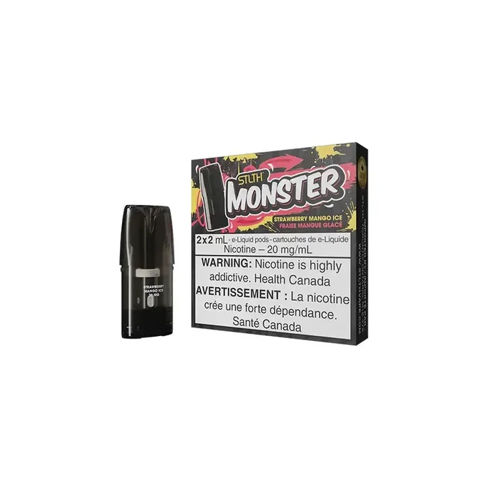 STLTH MONSTER PODS- STRAWBERRY MANGO ICE