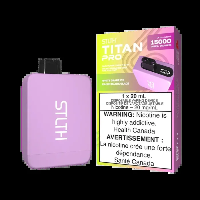STLTH TITAN PRO 15K- WHITE GRAPE ICE
