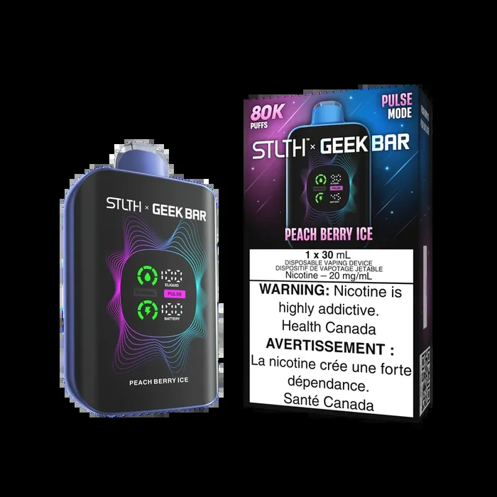 STLTH × GEEK BAR 80k – PEACH BERRY ICE