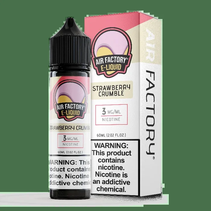 Strawberry Crumble – Air Factory E-Liquids – 60mL