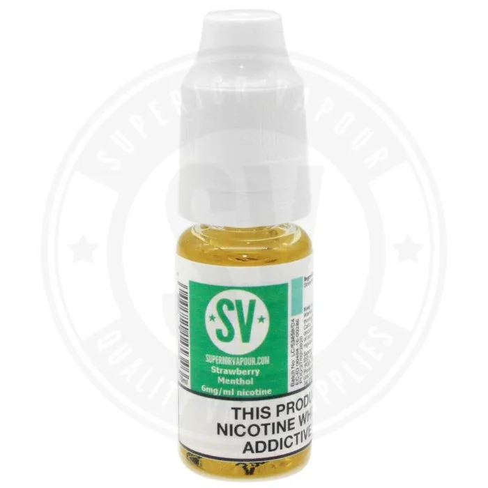 Strawberry Menthol E-Liquid 10ml by Superior Vapour
