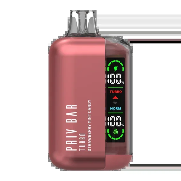 Strawberry Mint Candy – Priv Bar Turbo 15000 | Online Vape Shop
