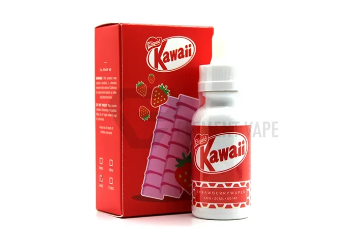 Strawberry Wafer by Kawaii E-Juice – 30mL