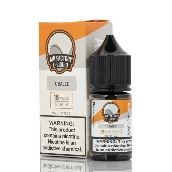 Tobacco – Air Factory SALTS E-Liquids – 30mL