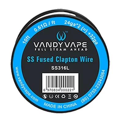 Vandy Vape Fused Clapton SS316L Wire