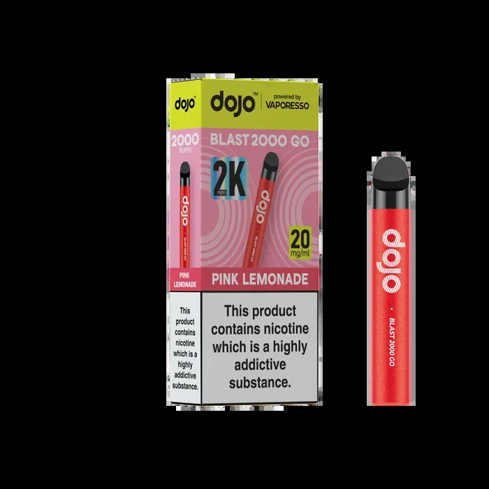 Vaporesso DOJO Blast 2000 Go Pre-filled Pod Vape Kit – Pink Lemonade