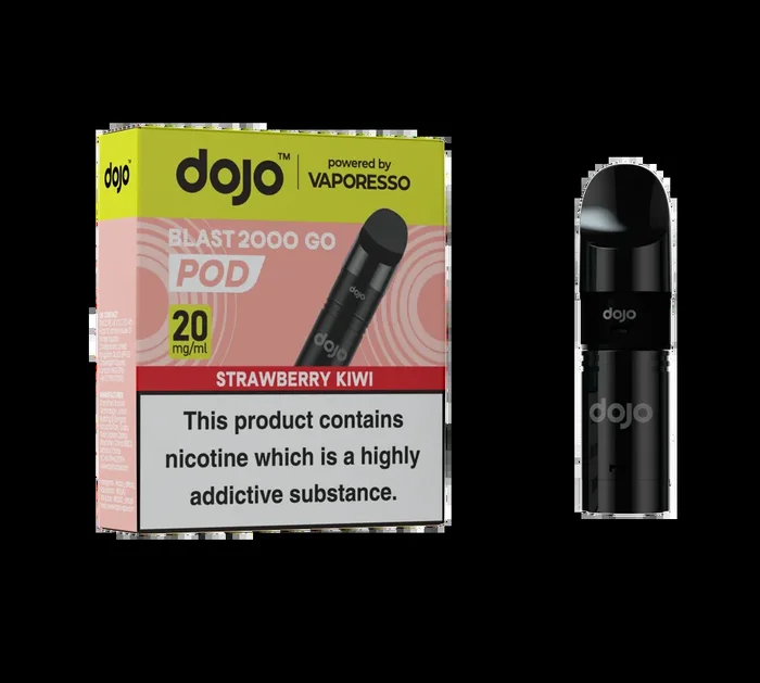 Vaporesso DOJO Blast 2000 Go Refillable Pods – Strawberry Kiwi