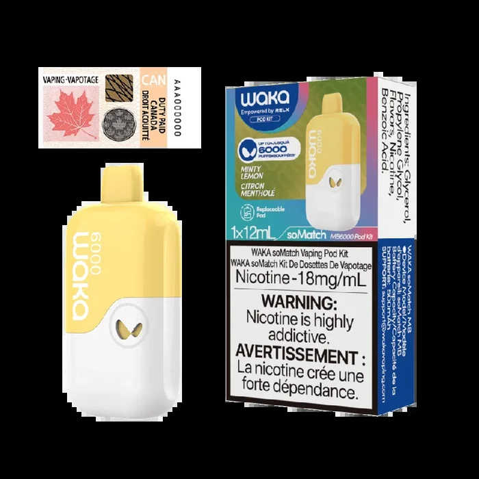 WAKA POD KIT – MINTY LEMON