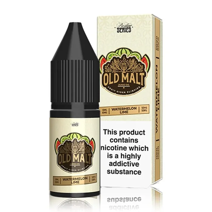 Watermelon Lime 10ml Nic Salt By Old Malt (Out of date)