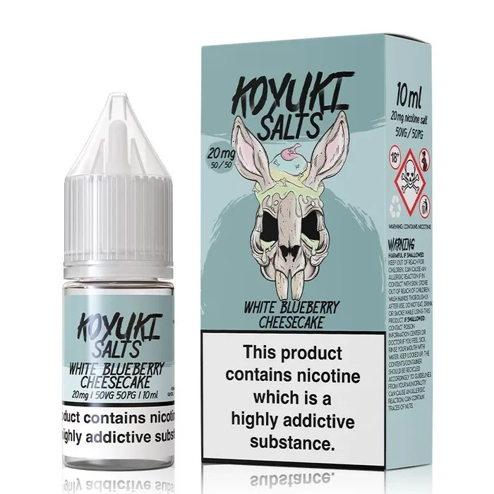 White blueberry Cheesecake By Koyuki 10ml Nic Salt