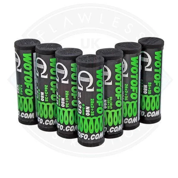 Wotofo Dual Core Fused Clapton N80 3mm – 0.62ohm