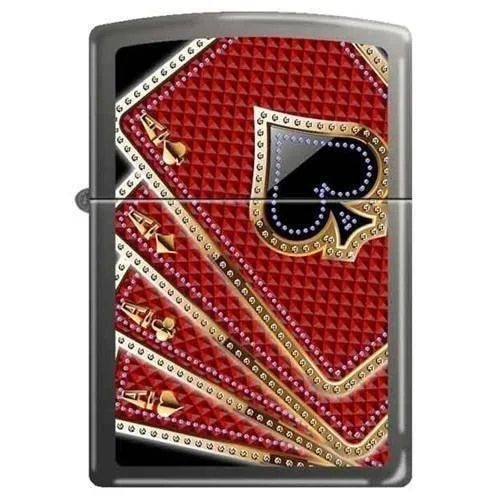 Zippo Lighter – Ace of Spades Card Suits