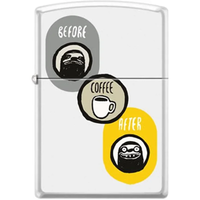 Zippo Lighter – Before and After Coffee