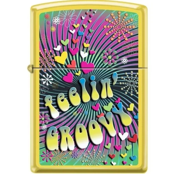 Zippo Lighter – Feelin’ Groovy Lemon